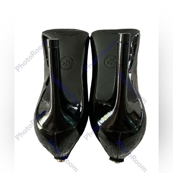 MICHAEL Michael Kors Dorothy Flex Black Patent high heels size 6.5 NEW no box - Picture 9 of 12